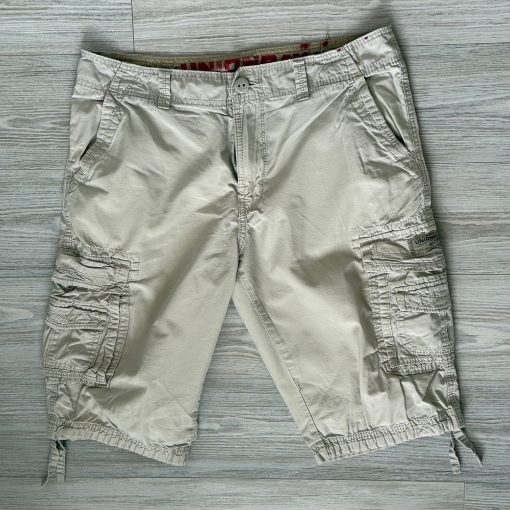 UNIONBAY  Beige Cargo Shorts